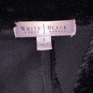 Whit house Black Market fur coat